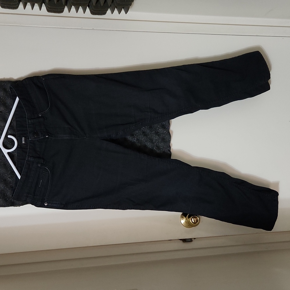 Hugo Boss Black Stretch Straight Leg Slim Denim Jeans